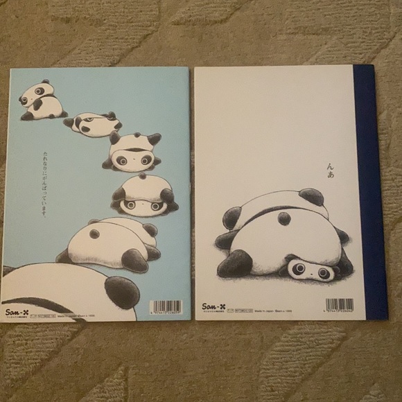 NEW SANRIO Tare Panda notebook x2 - Picture 2 of 4